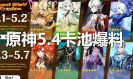 原神池子爆料最新,神秘角色即将降临，玩家翘首以盼
